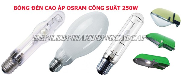 Các mẫu bóng đèn cao áp osram 250w có nhiều mức giá khác nhau tùy theo cấu tạo