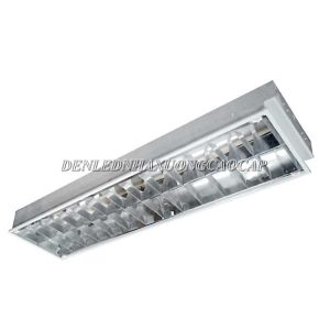 Thân máng đèn led đôi 1m2 được sơn tĩnh điện
