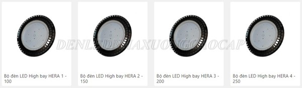 Đèn LED highbay Điện Quang Hera nhiều công suất